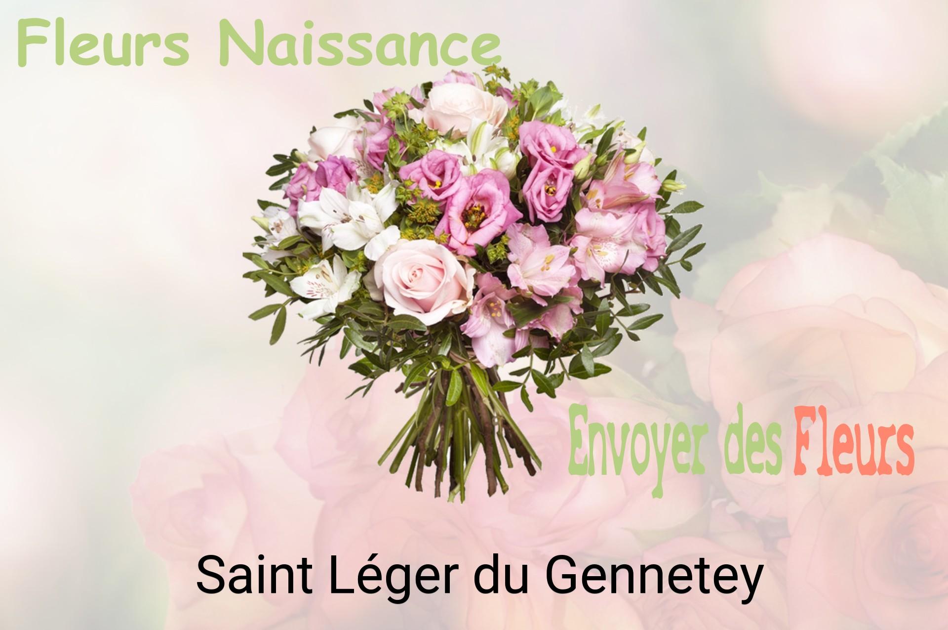 Bouquet de fleurs de naissance livré à Saint-Léger-du-Gennetey
